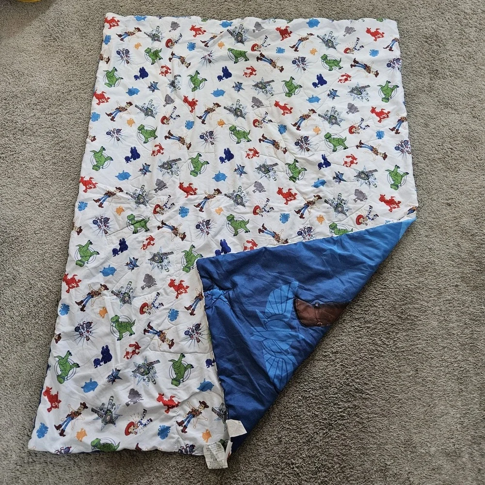 Disney Pixar Toy Story 4 Toddler Bedding Set – Comforter, Flat Sheet &...